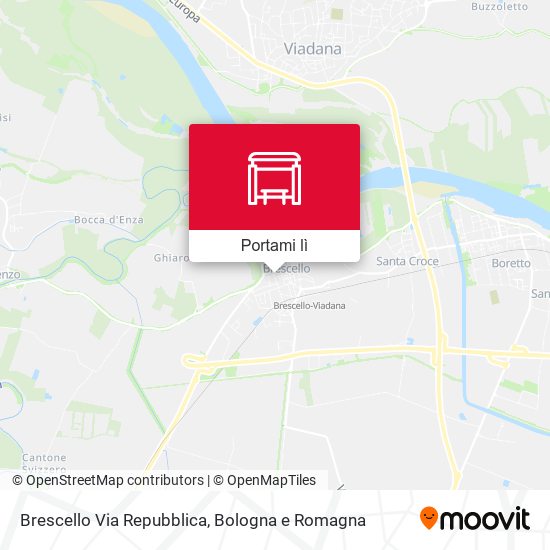 Mappa Brescello Via Repubblica