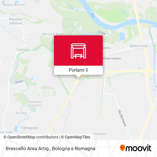 Mappa Brescello Area Artig.