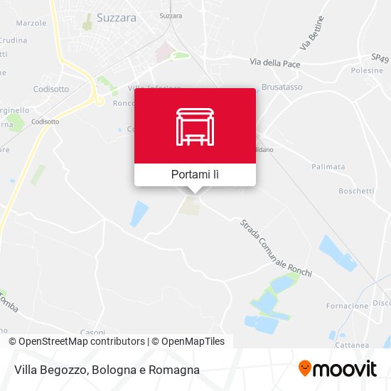 Mappa Villa Begozzo