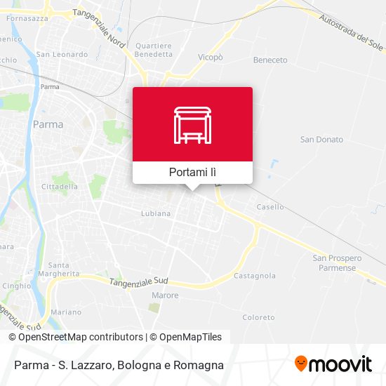 Mappa Parma - S. Lazzaro