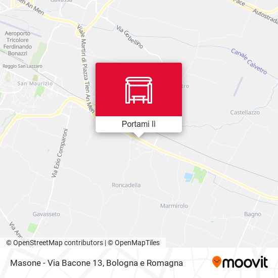 Mappa Masone - Via Bacone 13
