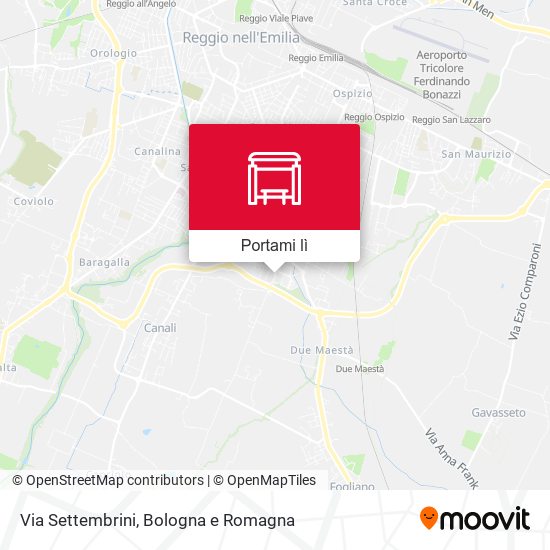 Mappa Via Settembrini
