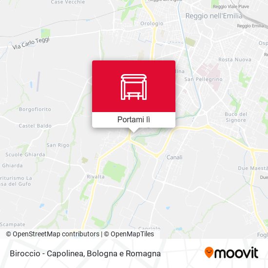 Mappa Biroccio - Capolinea