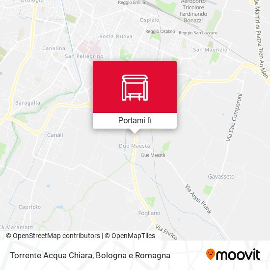 Mappa Torrente Acqua Chiara