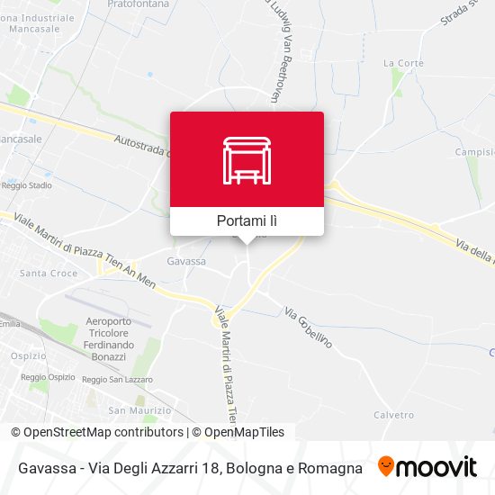 Mappa Gavassa - Via Degli Azzarri 18