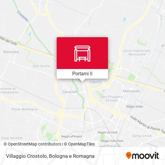 Mappa Villaggio Crostolo