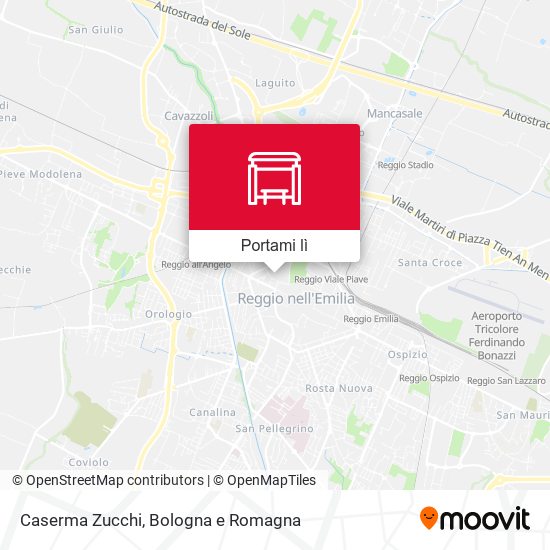Mappa Caserma Zucchi