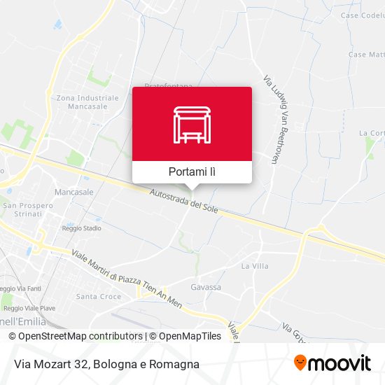 Mappa Via Mozart 32
