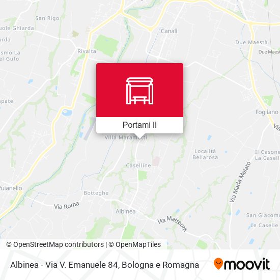 Mappa Albinea - Via V. Emanuele 84