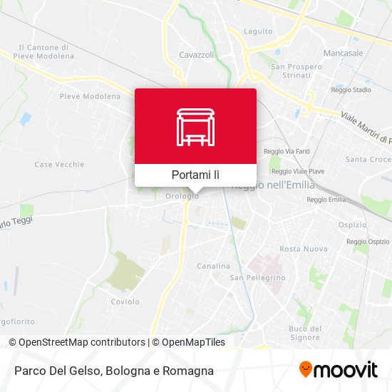 Mappa Parco Del Gelso