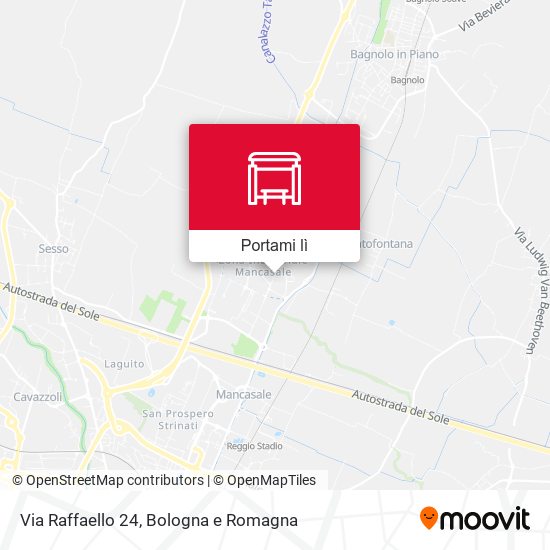 Mappa Via Raffaello 24