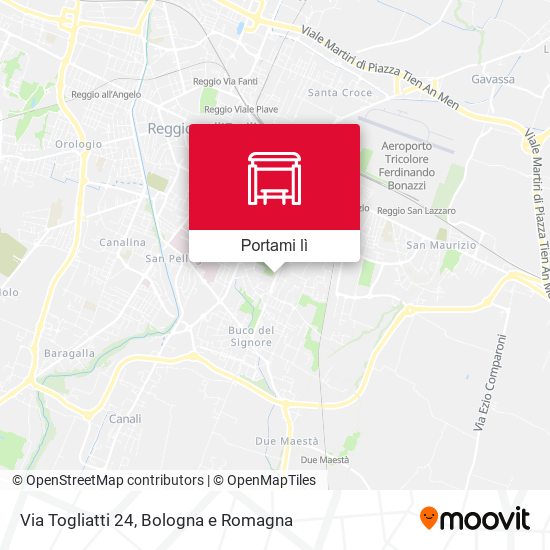 Mappa Via Togliatti 24