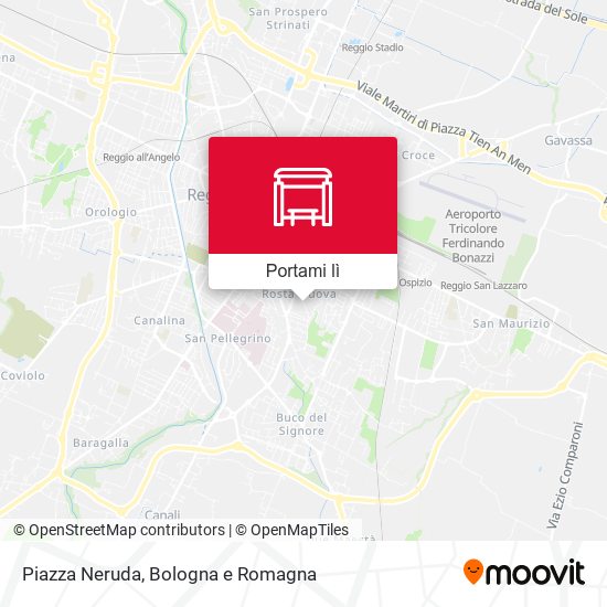 Mappa Piazza Neruda