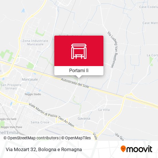 Mappa Via Mozart 32