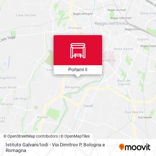 Mappa Istituto Galvani / Iodi - Via Dimitrov P