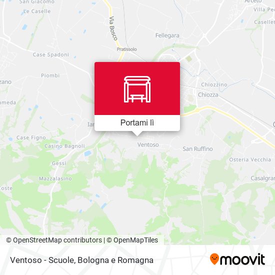 Mappa Ventoso - Scuole