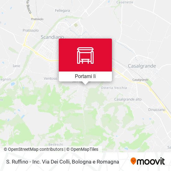 Mappa S. Ruffino - Inc. Via Dei Colli
