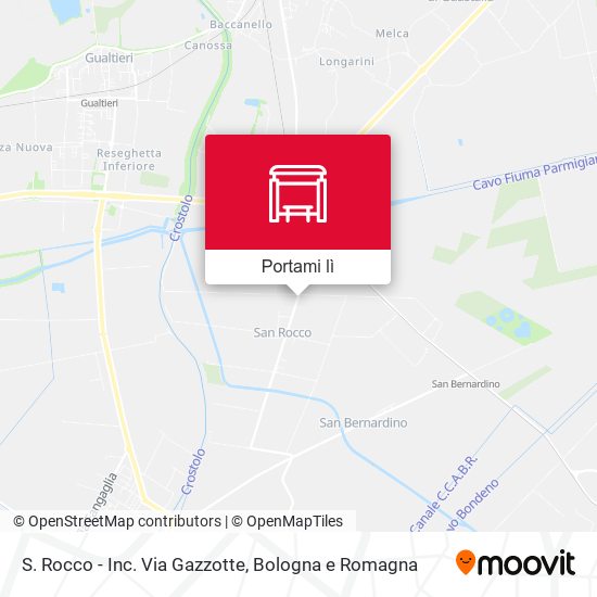 Mappa S. Rocco - Inc. Via Gazzotte