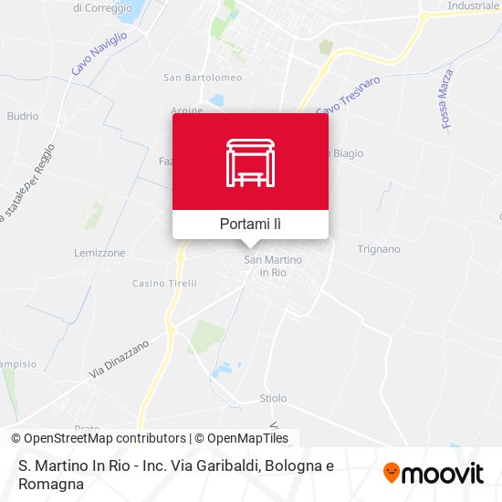 Mappa S. Martino In Rio - Inc. Via Garibaldi