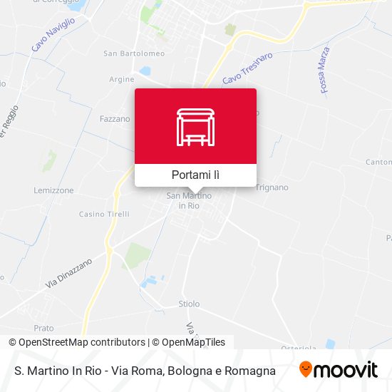 Mappa S. Martino In Rio - Via Roma