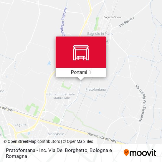 Mappa Pratofontana - Inc. Via Del Borghetto
