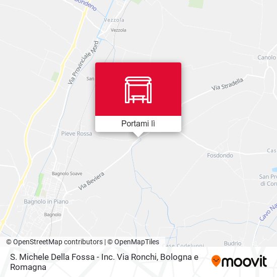 Mappa S. Michele Della Fossa - Inc. Via Ronchi