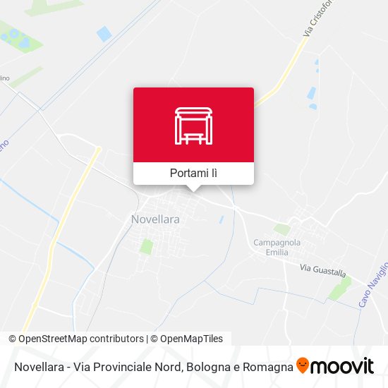 Mappa Novellara - Via Provinciale Nord