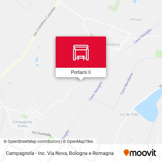 Mappa Campagnola - Inc. Via Nova