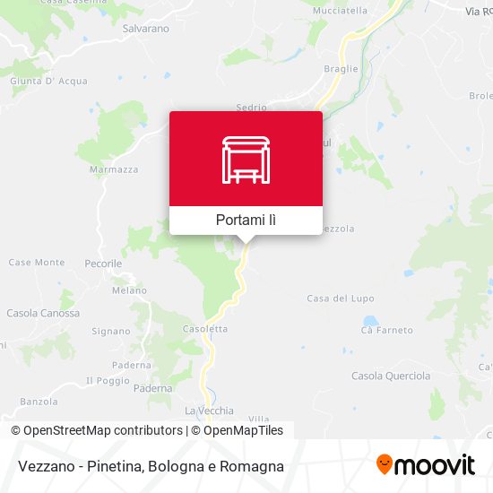 Mappa Vezzano - Pinetina