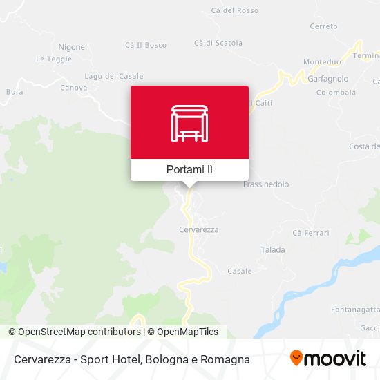 Mappa Cervarezza - Sport Hotel