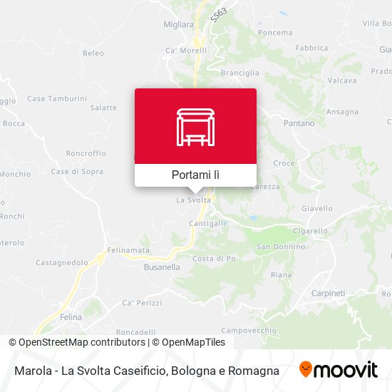 Mappa Marola - La Svolta Caseificio