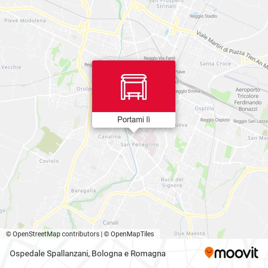 Mappa Ospedale Spallanzani