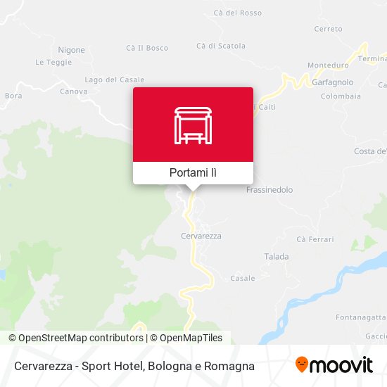 Mappa Cervarezza - Sport Hotel