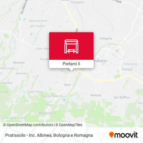 Mappa Pratissolo - Inc. Albinea