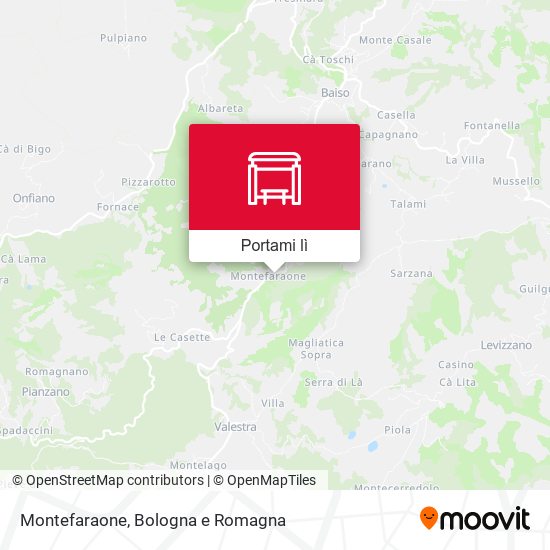 Mappa Montefaraone