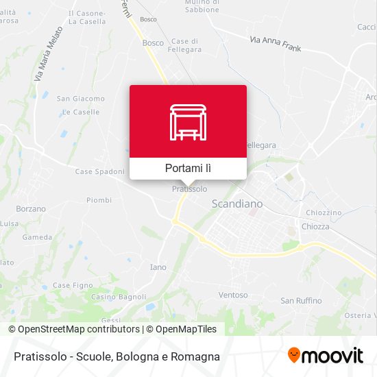 Mappa Pratissolo - Scuole