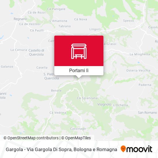 Mappa Gargola - Via Gargola Di Sopra
