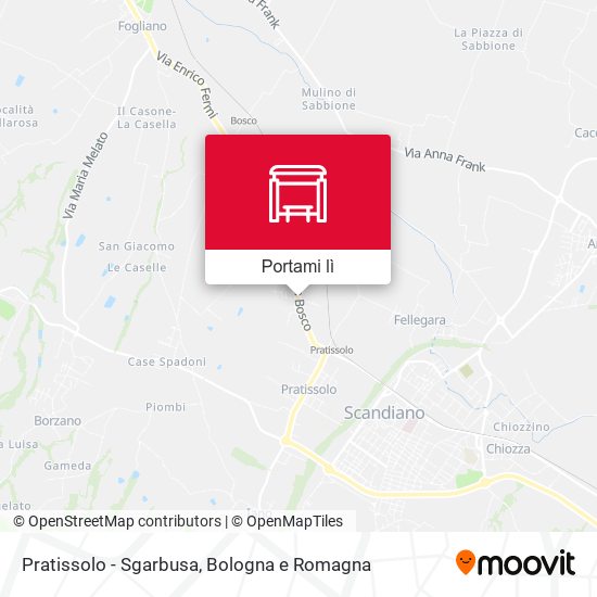 Mappa Pratissolo - Sgarbusa
