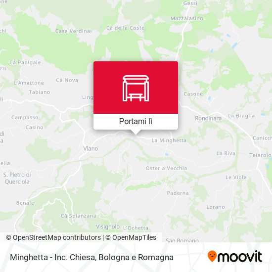 Mappa Minghetta - Inc. Chiesa