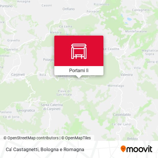 Mappa Ca' Castagnetti