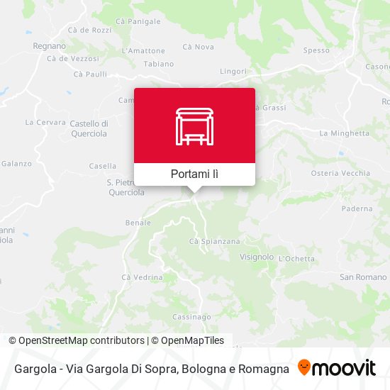 Mappa Gargola - Via Gargola Di Sopra