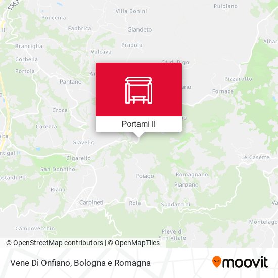 Mappa Vene Di Onfiano