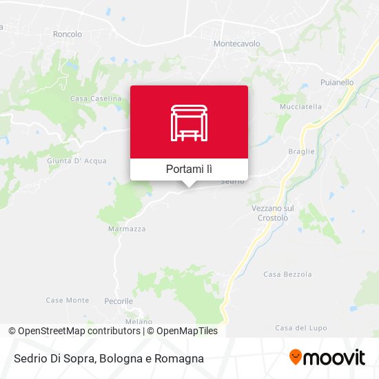 Mappa Sedrio Di Sopra