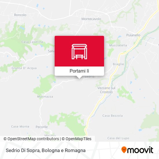 Mappa Sedrio Di Sopra