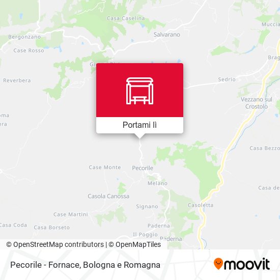 Mappa Pecorile - Fornace