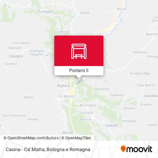 Mappa Casina - Ca' Matta