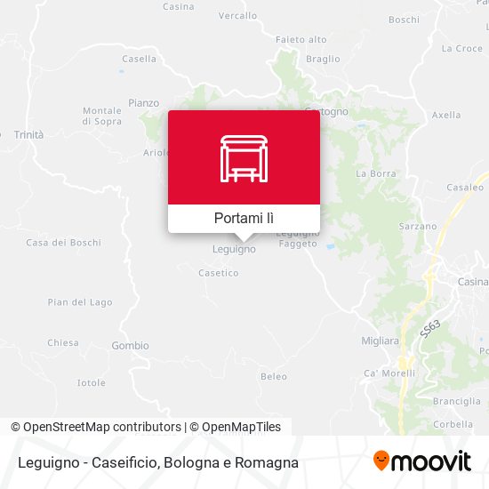Mappa Leguigno - Caseificio
