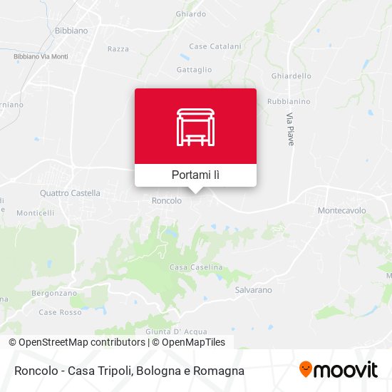 Mappa Roncolo - Casa Tripoli