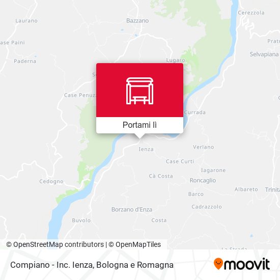 Mappa Compiano - Inc. Ienza
