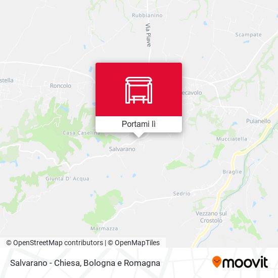 Mappa Salvarano - Chiesa